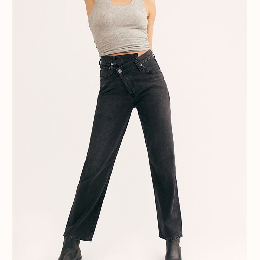 AGOLDE • Criss Cross Jean in Savage